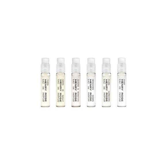HENRY ROSE Eau De Parfum EDP Discovery Set ~ 6 x .05 Fl Oz / 1.5mL ~ NEW! - Picture 1 of 1